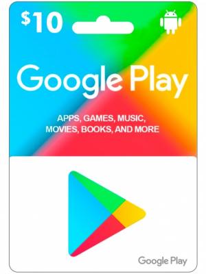 GOOGLE PLAY 10$ USD